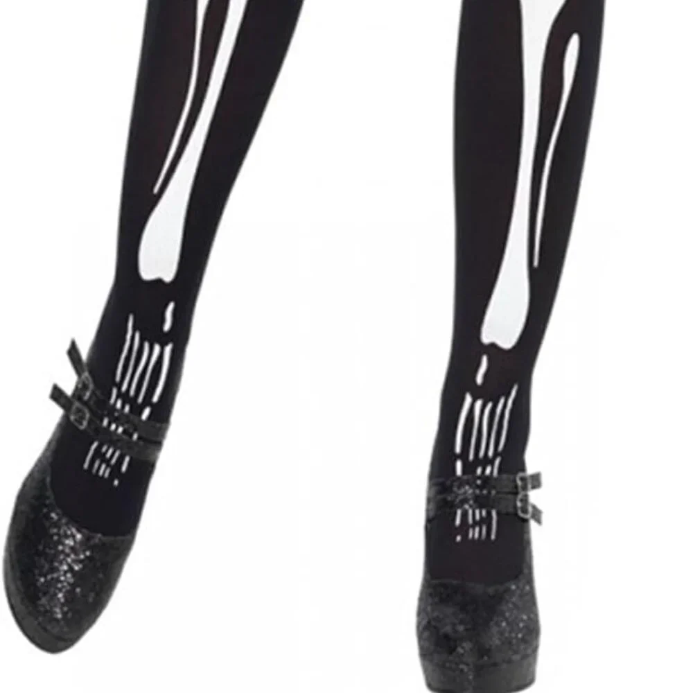 New Nasty Gal Over The Knee Skeleton Socks